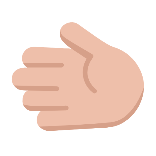 Рука вліво: світлий тон шкіри для Microsoft Windows 11 24H2 August 2025 Update