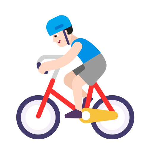 Homem Ciclista: Pele Clara para Microsoft Windows 11 24H2 August 2025 Update
