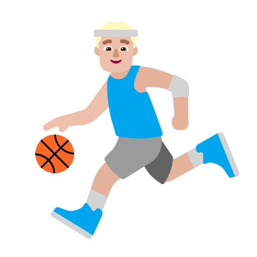 Homem Jogando Basquete: Pele Morena Clara para Microsoft Windows 11 24H2 August 2025 Update