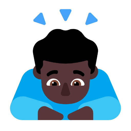 Lelaki menunduk: ton kulit gelap untuk Microsoft Windows 11 24H2 August 2025 Update