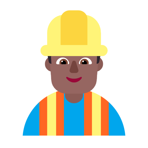 Pedreiro: Pele Morena Escura para Microsoft Windows 11 24H2 August 2025 Update