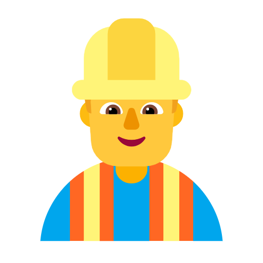 Мужчина-строитель для Microsoft Windows 11 24H2 August 2025 Update