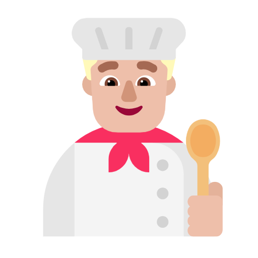 Cozinheiro: Pele Morena Clara para Microsoft Windows 11 24H2 August 2025 Update