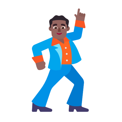 Homem Dançando: Pele Morena Escura para Microsoft Windows 11 24H2 August 2025 Update
