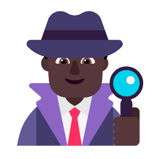Homem Detective: Tom de Pele Escura para Microsoft Windows 11 24H2 August 2025 Update