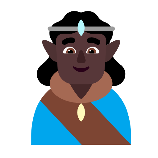 Elfo Homem: Pele Escura para Microsoft Windows 11 24H2 August 2025 Update