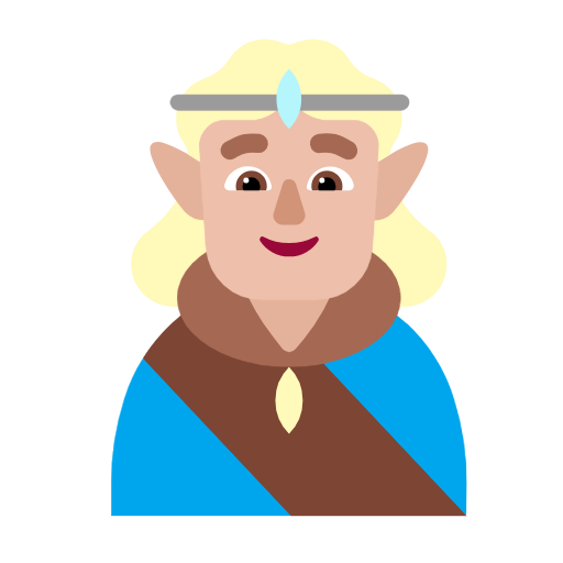 Elfo Homem: Pele Morena Clara para Microsoft Windows 11 24H2 August 2025 Update