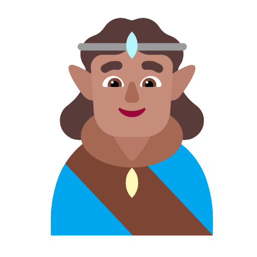 Elfo Homem: Pele Morena para Microsoft Windows 11 24H2 August 2025 Update