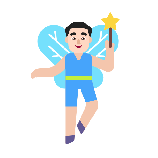 Homem Fada: Pele Clara para Microsoft Windows 11 24H2 August 2025 Update