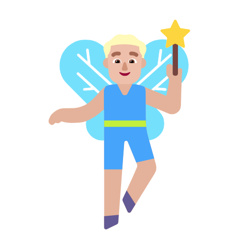 Homem Fada: Pele Morena Clara para Microsoft Windows 11 24H2 August 2025 Update