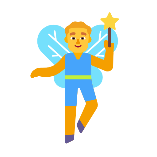 Mężczyzna wróżka dla Microsoft Windows 11 24H2 August 2025 Update