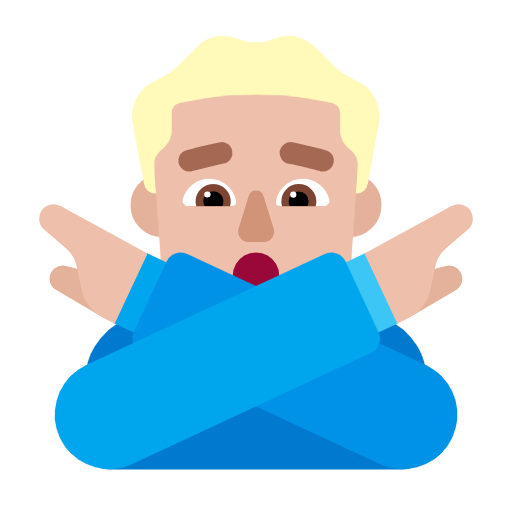 Homem Fazendo Gesto De “Não”: Pele Morena Clara para Microsoft Windows 11 24H2 August 2025 Update