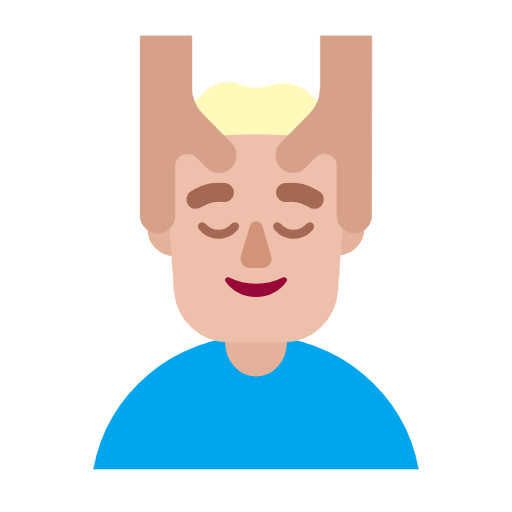 Homem Recebendo Massagem Facial: Pele Morena Clara para Microsoft Windows 11 24H2 August 2025 Update