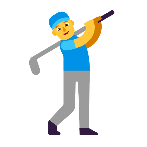 Homem Golfista para Microsoft Windows 11 24H2 August 2025 Update