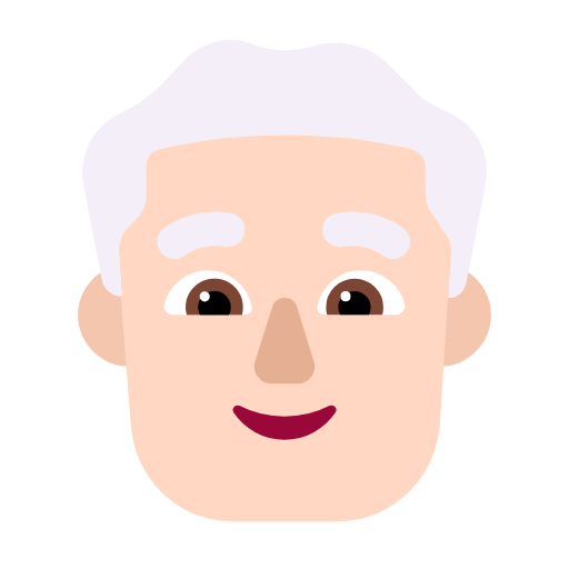 Homem: Pele Clara, Cabelo Branco para Microsoft Windows 11 24H2 August 2025 Update