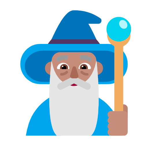 Homem Mago: Pele Morena para Microsoft Windows 11 24H2 August 2025 Update