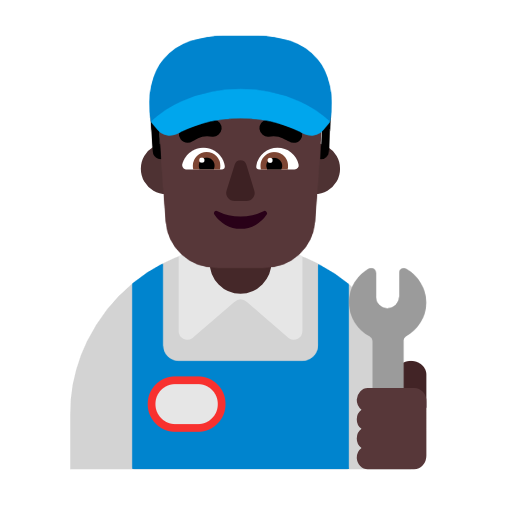 Mecânico: Pele Escura para Microsoft Windows 11 24H2 August 2025 Update