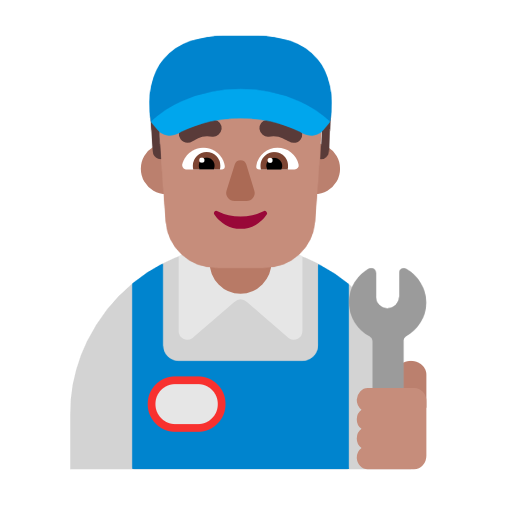 Mecânico: Pele Morena para Microsoft Windows 11 24H2 August 2025 Update