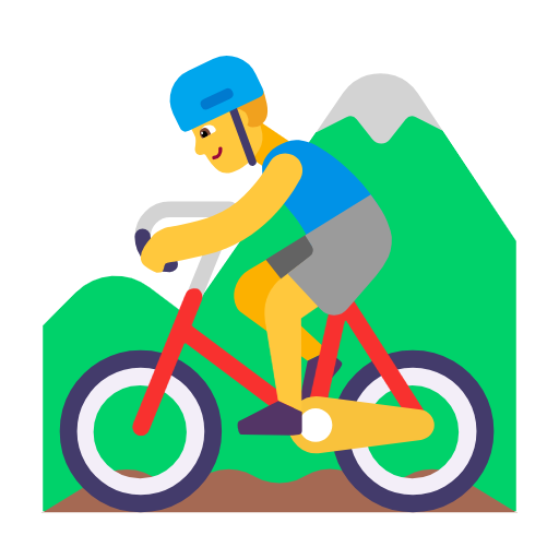 Homem Fazendo Mountain Bike para Microsoft Windows 11 24H2 August 2025 Update