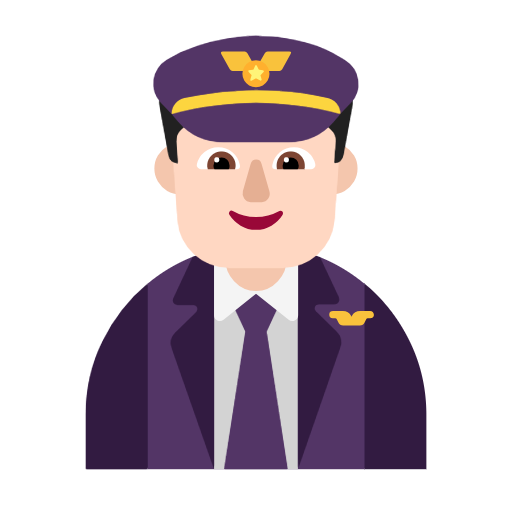 Piloto De Avião Homem: Pele Clara para Microsoft Windows 11 24H2 August 2025 Update