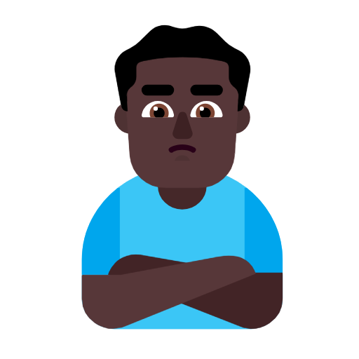 Homem Fazendo Bico: Pele Escura para Microsoft Windows 11 24H2 August 2025 Update