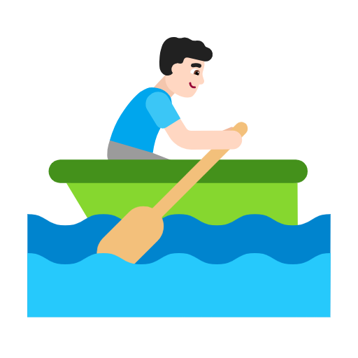 Homem Remando: Pele Clara para Microsoft Windows 11 24H2 August 2025 Update