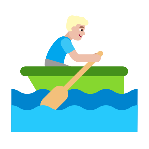 Homem Remando: Pele Morena Clara para Microsoft Windows 11 24H2 August 2025 Update