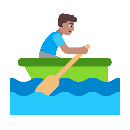 Homem Remando: Pele Morena para Microsoft Windows 11 24H2 August 2025 Update