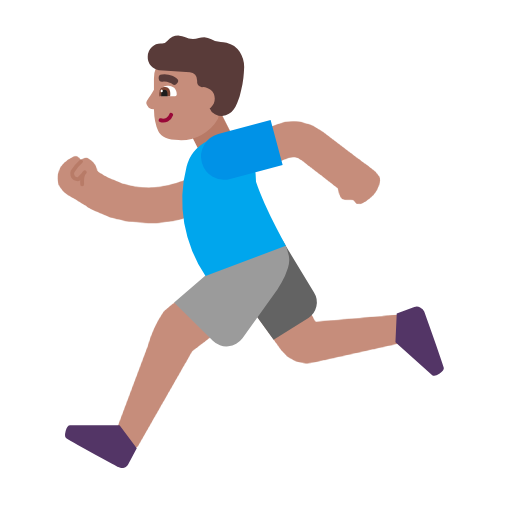 Homem Correndo: Pele Morena para Microsoft Windows 11 24H2 August 2025 Update