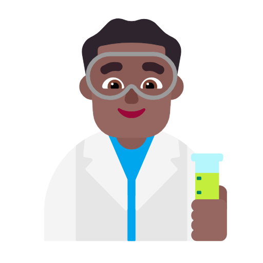 Cientista Homem: Pele Morena Escura para Microsoft Windows 11 24H2 August 2025 Update