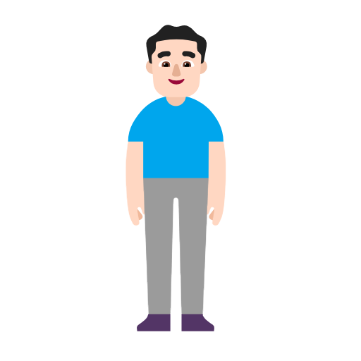 Homem Em Pé: Pele Clara para Microsoft Windows 11 24H2 August 2025 Update