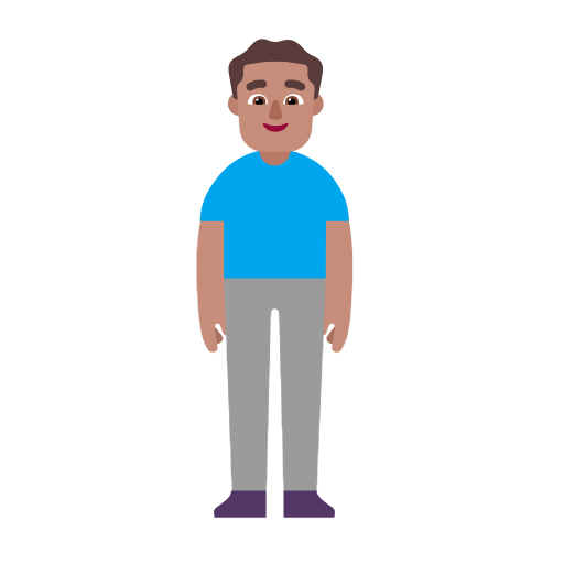 Homem Em Pé: Pele Morena para Microsoft Windows 11 24H2 August 2025 Update