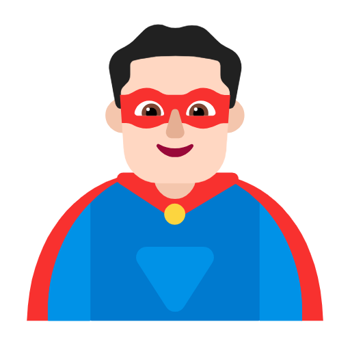 Homem Super-Herói: Pele Clara para Microsoft Windows 11 24H2 August 2025 Update