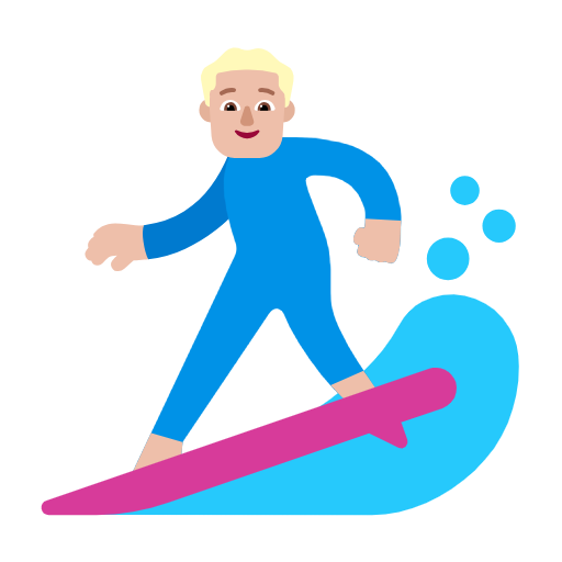 Homem Surfista: Pele Morena Clara para Microsoft Windows 11 24H2 August 2025 Update