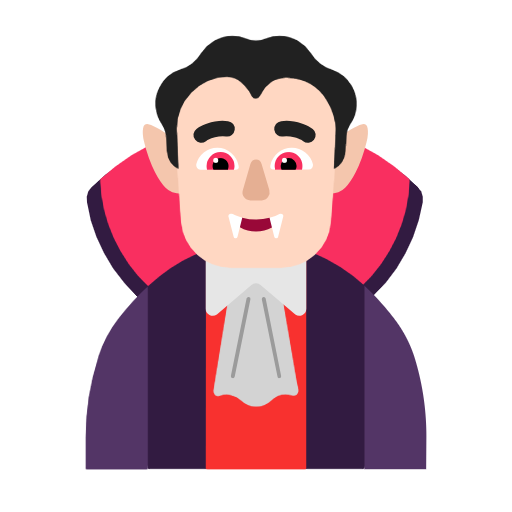 Homem Vampiro: Pele Clara para Microsoft Windows 11 24H2 August 2025 Update