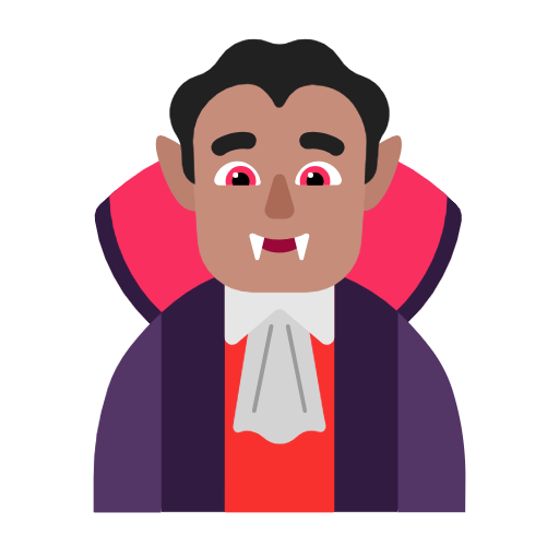 Homem Vampiro: Pele Morena para Microsoft Windows 11 24H2 August 2025 Update