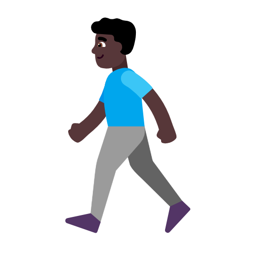 Homem Andando: Pele Escura para Microsoft Windows 11 24H2 August 2025 Update