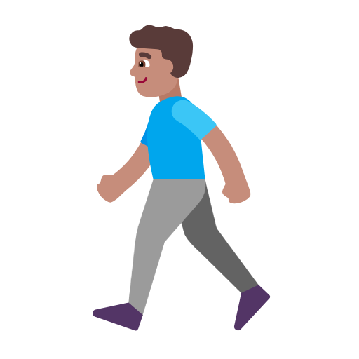 Homem Andando: Pele Morena para Microsoft Windows 11 24H2 August 2025 Update