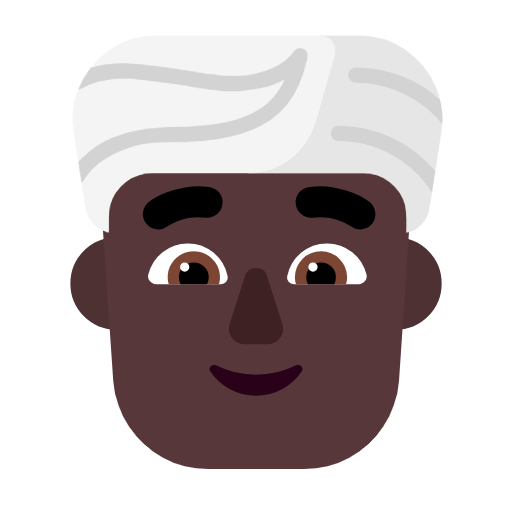 Homem Com Turbante: Pele Escura para Microsoft Windows 11 24H2 August 2025 Update