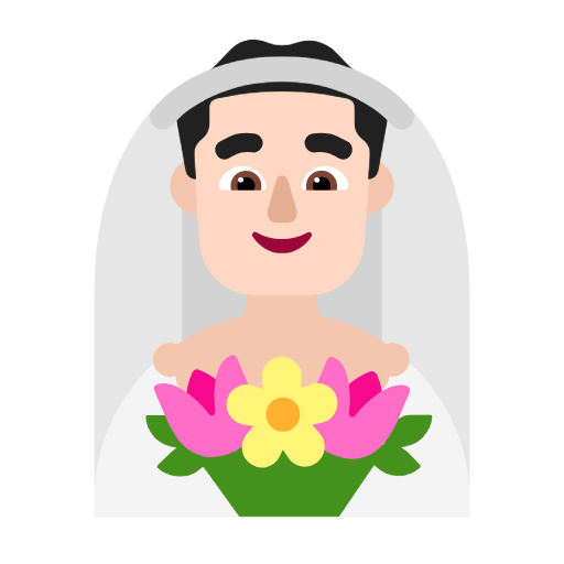 Мужчина в фате: очень светлый тон кожи для Microsoft Windows 11 24H2 August 2025 Update