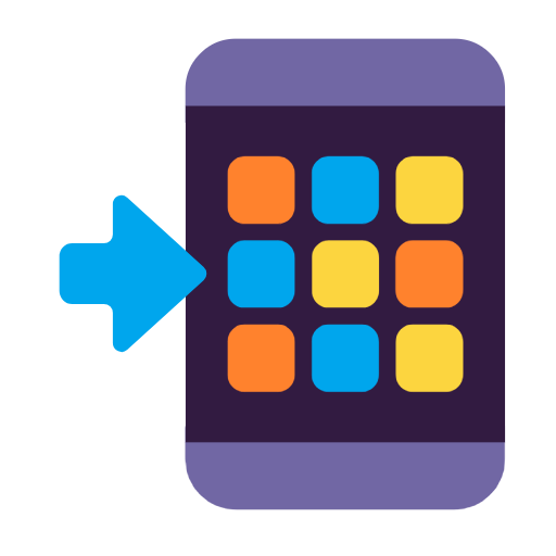 Mobile Phone with Arrow for Microsoft Windows 11 24H2 August 2025 Update