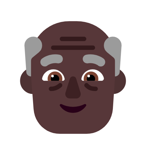 Homem Idoso: Pele Escura para Microsoft Windows 11 24H2 August 2025 Update