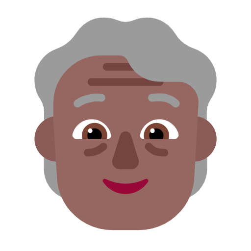 Idoso: Pele Morena Escura para Microsoft Windows 11 24H2 August 2025 Update