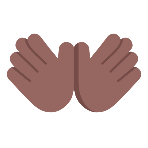 Mãos Abertas: Pele Morena Escura para Microsoft Windows 11 24H2 August 2025 Update