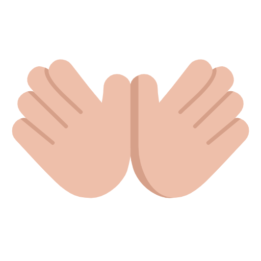 Mãos Abertas: Pele Morena Clara para Microsoft Windows 11 24H2 August 2025 Update