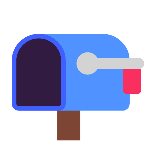 Kotak surat terbuka dengan bendera turun untuk Microsoft Windows 11 24H2 August 2025 Update