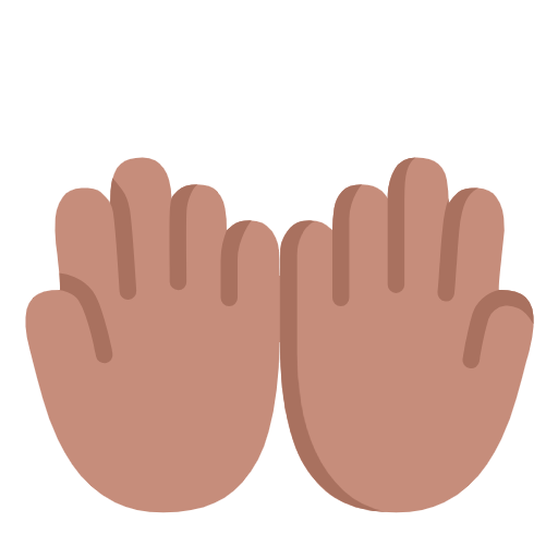 Palmas Unidas Para Cima: Pele Morena para Microsoft Windows 11 24H2 August 2025 Update