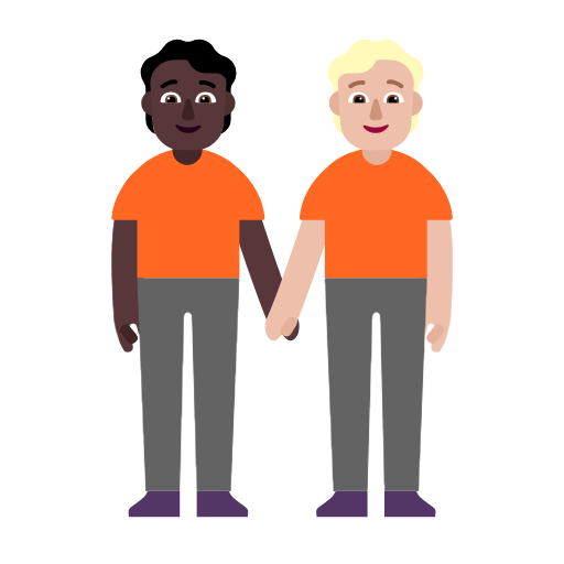 Pessoas De Mãos Dadas: Pele Escura, Pele Morena Clara para Microsoft Windows 11 24H2 August 2025 Update