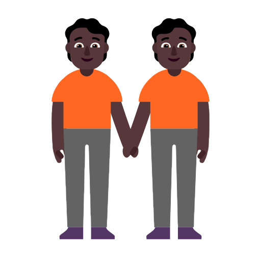 Pessoas De Mãos Dadas: Pele Escura para Microsoft Windows 11 24H2 August 2025 Update