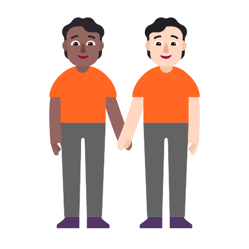 Pessoas De Mãos Dadas: Pele Morena Escura, Pele Clara para Microsoft Windows 11 24H2 August 2025 Update